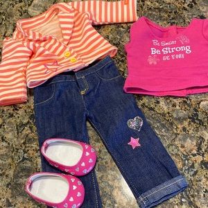American Girl Bright Stripes Outfit *Retired*